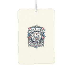 Patriotic Sewing Circle Vector Graphic Tee Air Freshener