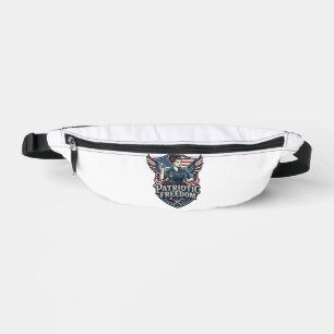 Patriotic Sewing Mom Vector Graphic Tee_1 Fanny Pack