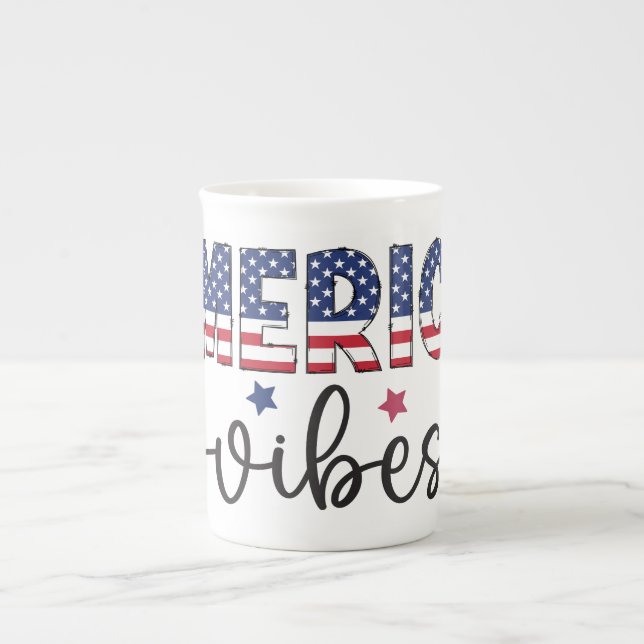 patriotic shirt america shirt 4th of july  bone china mug (Front)