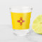 Patriotic shot glass with flag of New Mexico