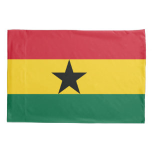 Patriotic Single Pillowcase flag of Ghana