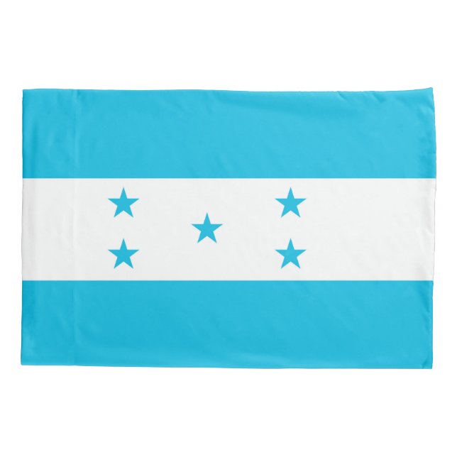 Patriotic Single Pillowcase flag of Honduras (Back)