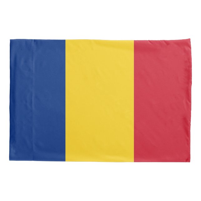 Patriotic Single Pillowcase flag of Romania (Back)