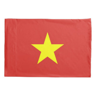 Patriotic Single Pillowcase flag of Vietnam