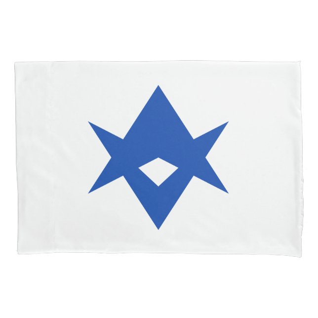 Patriotic Single Pillowcase with flag of Toyota (Front)