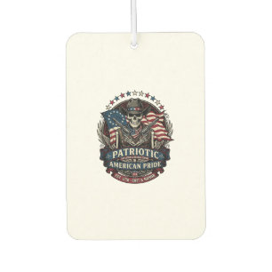 Patriotic Skeleton Cowboy Dark Patriot Skeleton & Air Freshener