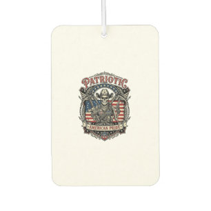 Patriotic Skeleton Cowboy Dark Patriot Skeleton & Air Freshener