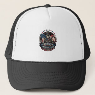 Patriotic Skeleton Cowboy Dark Patriot Skeleton &  Trucker Hat