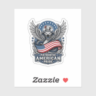Patriotic Snake Skull Liberty Beast Animal Hybrid 