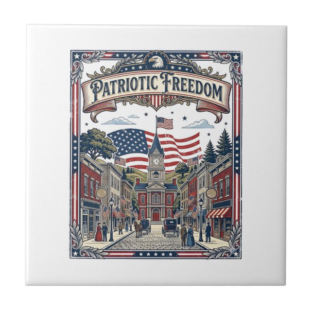 Patriotic Soap Maker Tile (Front)