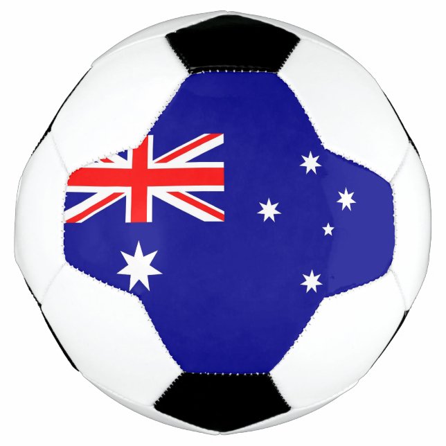 Patriotic Soccer Ball with Australia Flag (Front)