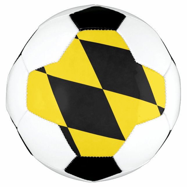Patriotic Soccer Ball with Flag of Munich (Front)
