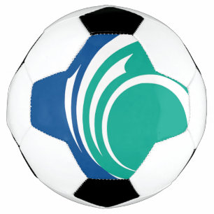 Patriotic Soccer Ball with Flag of Ottawa, Canada