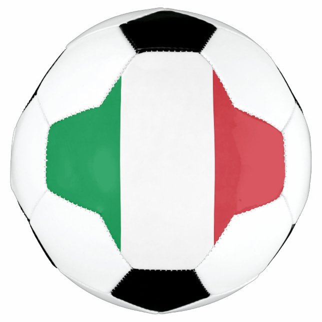 Patriotic Soccer Ball with Italy Flag (Front)