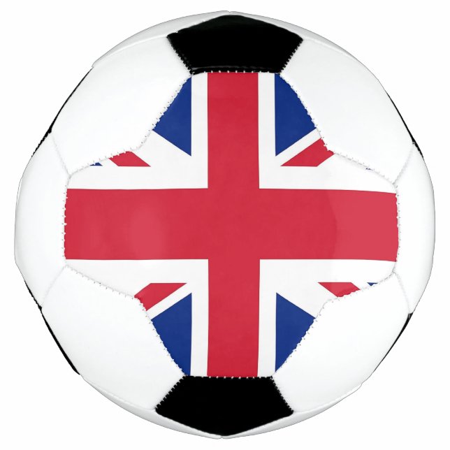 Patriotic Soccer Ball with United Kingdom Flag (Front)
