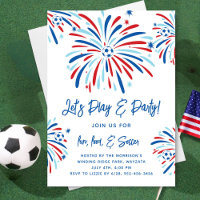 Patriotic Soccer & Fireworks 4th of July Party