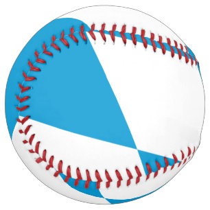 Patriotic Softball with flag of Bavaria