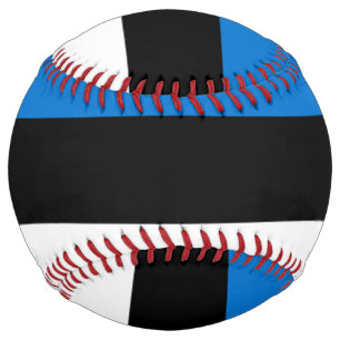 Patriotic Softball with flag of Estonia