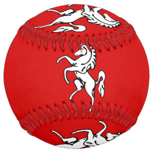 Patriotic Softball with flag of Kent County