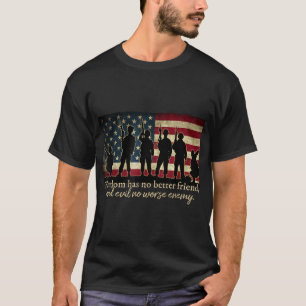 Patriotic Soldier Special Forces And Veterans Amer T-Shirt