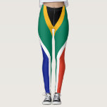 Patriotic South Africa flag Bokke Leggings<br><div class="desc">South Africa flag Bokke The flag of South Africa was adopted after the first elections and the end of apartheid in 1994. This is also related to the symbolism of the flag and the letter "Y", which indicates the efforts to bring closer the groups separated for so many years and...</div>