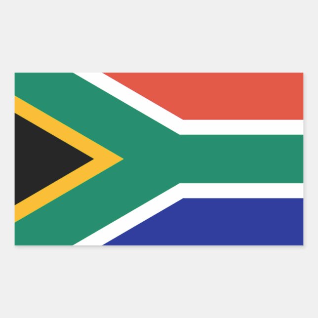 Patriotic South Africa flag Bokke Sticker (Front)