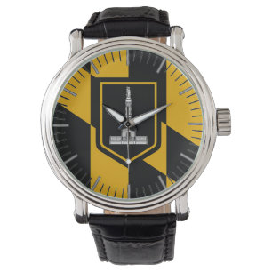 Patriotic, special watch with Flag of Baltimore