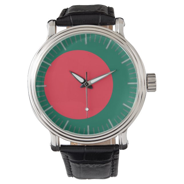 Patriotic, special watch with Flag of Bangladesh (Front)