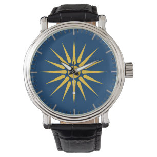 Patriotic, special watch with Flag of Macedonia
