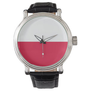 Patriotic, special watch with Flag of Poland
