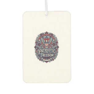 Patriotic Spring Garden Vector Graphic Tee Air Freshener