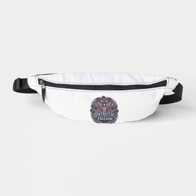 Patriotic Spring Garden Vector Graphic Tee Fanny Pack (Front)