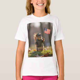 Patriotic Squirrel T-Shirt