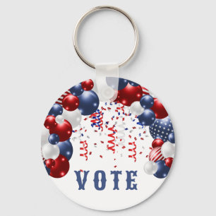 Patriotic Star Spangled Celebration Arch Keychain