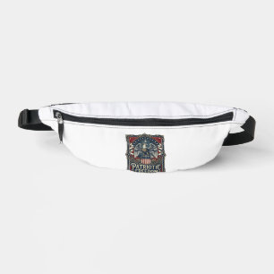 Patriotic Stargazer Vector Graphic Tee Fanny Pack