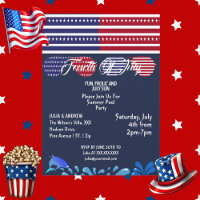  Patriotic Stars 4th July American Flag Pool Party