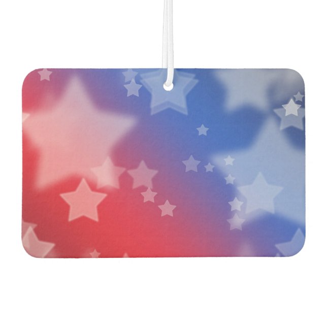 Patriotic Stars Air Freshener (Front)