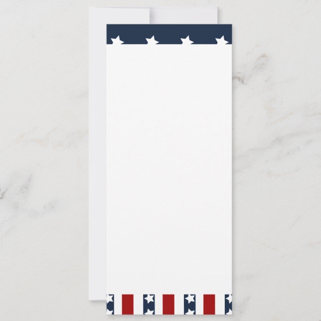 Patriotic Stars and Stripes American Flag Design (Front)