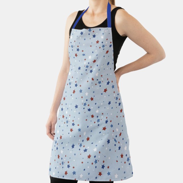 Patriotic Stars Apron (Insitu)