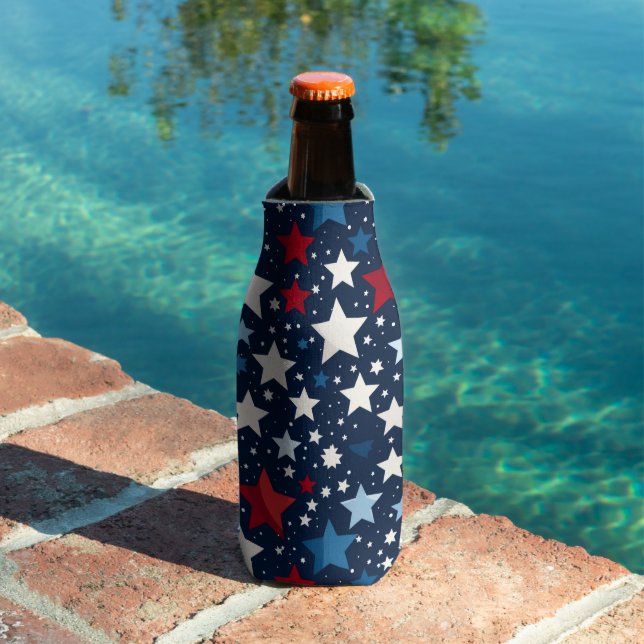 Patriotic Stars Bottle Cooler (In Situ Pool)