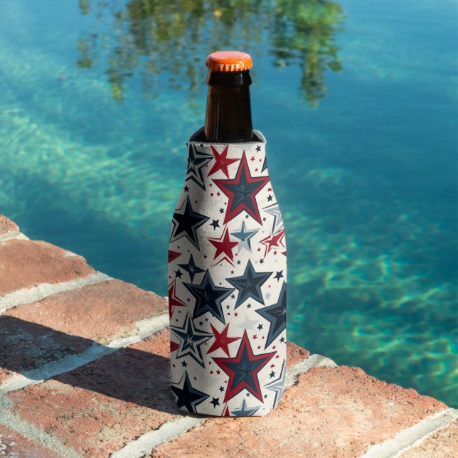 Patriotic Stars  Bottle Cooler (In Situ Pool)