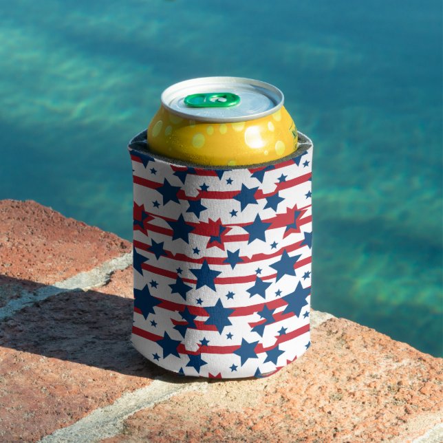 Patriotic Stars Can Cooler (In Situ Pool)