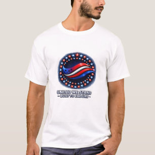 Patriotic Stars Circle Flag Emblem Shirt – United 