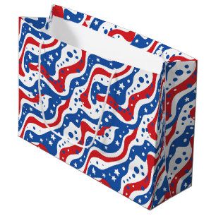 Patriotic Stars Gift Bag