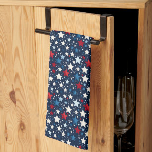 Patriotic Stars Kitchen Towel