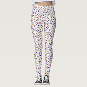 Patriotic Stars Motif, Leggings de vacances