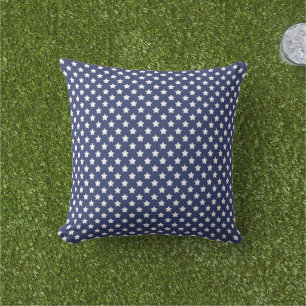 Patriotic Stars Outdoor Pillow