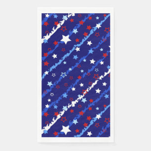 Patriotic Stars Paper Napkins