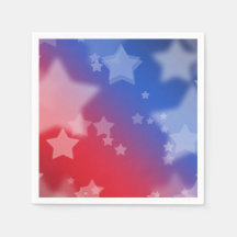 Patriotic Stars Paper Napkins