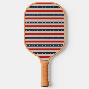 Patriotic Stars Pickleball Paddle